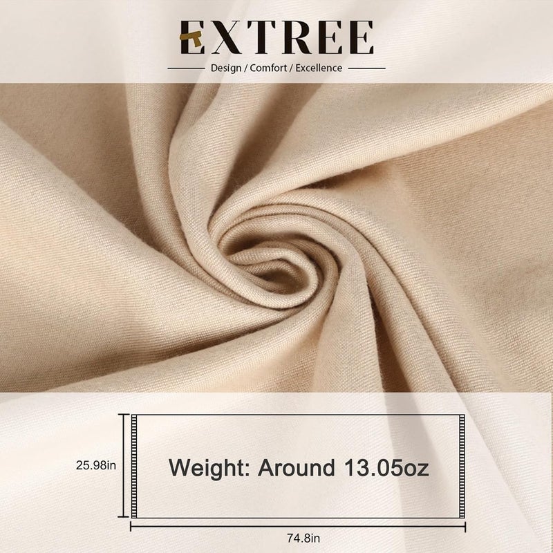 EXTREE Scarfs for Women Pashmina Silky Shawl Wrap for Evening Dressing Blanket Open Front Poncho Cape - Image 2